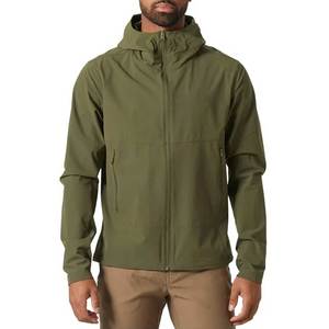 Veste Softshell pour hommes Vente en gros Extérieur Hiver Randonnée Thermique Doublé Polaire Coupe-vent Imperméable Manteau à capuche Broderie personnalisée - Product Image 5