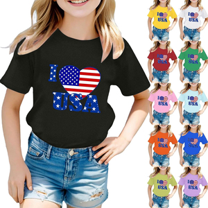 Camisetas OEM para Niñas Amriss, Diseño Personalizado Impreso, Algodón Felpa 260g, Impresión Suave, Cuello Redondo, Manga Corta, Ecológicas - Product Image 3