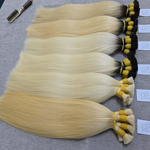 Extensiones de Cabello Humano Virgen al Por Mayor |   Cabello Virgen Vietnamita con Cutículas Alineadas, Ondulado Natural y Liso, Precio de Fábrica - Product Image 1