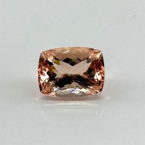 100% Natural de alta calidad 12x16mm corte de cojín melocotón morganita piedras preciosas sueltas para joyería personalizada - Product Image 1