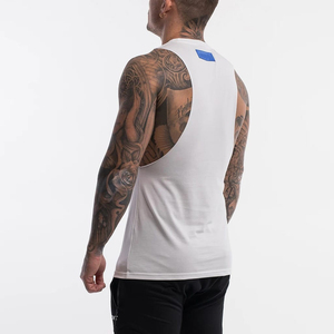 เสื้อกล้ามยืดหยุ่นสำหรับออกกำลังกาย ผลิตจากผ้าสแปนเด็กซ์และผ้าฝ้าย เป็นมิตรต่อสิ่งแวดล้อม ระบายอากาศได้ดี น้ำหนักเบา กระชับรูปร่าง รับผลิตแบบ OEM และรับผลิตภายใต้แบรนด์ของคุณ - Product Image 3