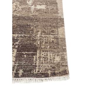 พรมขนสัตว์ถักมือลายเมดัลเลียนสีเบจ-น้ำตาลทรงสี่เหลี่ยมผืนผ้าสำหรับบ้าน รถยนต์ รุ่น Skwl-498 พรมห้องนั่งเล่น พรมทางเดิน - Product Image 4