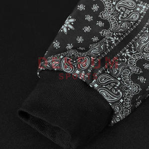 Sweatshirts pour hommes de haute qualité fabriqués en usine avec logo personnalisé ODM tissu fermeture éclair conception motif imprimé hiver prix de gros vente - Product Image 6