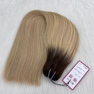 Venta caliente 100% vendedores de cabello humano chino virgen cutícula alineada trama recta para paquetes de Balayage estilo de onda Natural - Product Image 2