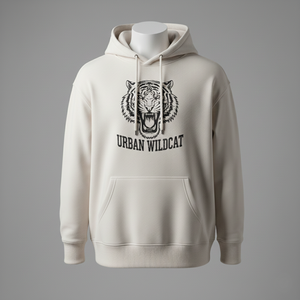 Sweat à capuche d'hiver en molleton français 100% coton biologique de haute qualité, lourd, surdimensionné, à épaules tombantes, streetwear, pull pour homme, personnalisable - Product Image 1