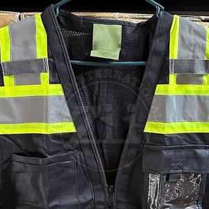 Chaleco de Seguridad Reflectante de Alta Visibilidad, ANSI Clase 1, Impermeable, con LED Intermitente, Logotipo Personalizado, Precio Razonable - Product Image 5