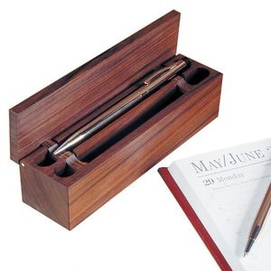 BAMBOU FAIT À LA MAIN BAMBOU Ensemble de stylos cadeau de luxe de haute qualité Personnalisez le stylo en bois gravé de logo avec la boîte en bois - Product Image 6