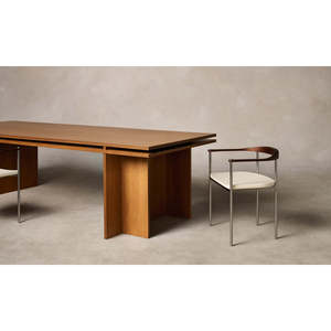 Arte Industrial-Style <b>Dining</b> <b>Table</b> Set Extendable Wooden Oval Kitchen Furniture with Marble <b>Top</b> Assembled for Home Use - Product Image 4