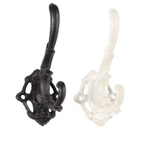 Stylish Cast Iron <b>Wall</b> Hook For Rustic Interior Home Decoration And Storage Of <b>Coats</b> Hats Scarves And Jackets - Product Image 1