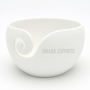 Vente en gros de bols à fil en résine de style ange, écologiques, faits à la main, pour le crochet et le tricot, porte-fil de haute qualité, stockage de laine, MODÈLE - Product Image 5