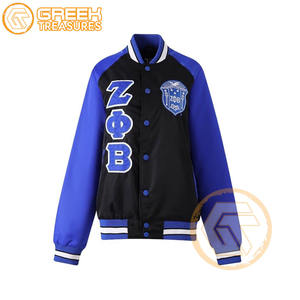 Veste universitaire Zeta Phi Beta personnalisée vêtements de sororité blason brodé en polaire respirant de haute qualité et lettres pour femmes - Product Image 2