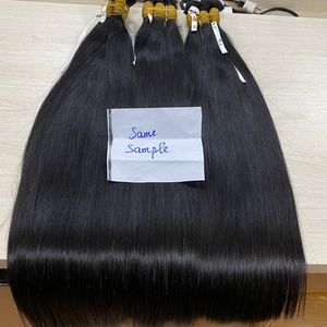 Paquets de cheveux humains vierges en vrac de luxe, cheveux vierges non transformés à cuticule alignée - Product Image 5