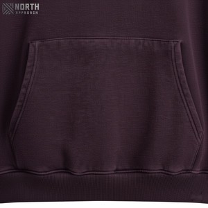 Sweat-shirt à capuche pour homme en polaire polyester/coton délavé à l'acide, 180 g/m², respirant, séchage rapide, avec poche, lourd, personnalisable - Product Image 4