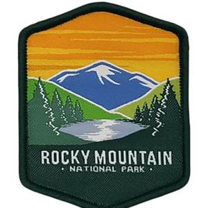 Étiquettes tissées en polyester personnalisées en gros conçoit des badges brodés patchs tissés pour vêtements - Product Image 1