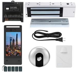 Sistema de Control de Acceso con Reconocimiento Facial, Cerradura Magnética de 1200 lb, Pantalla HD de 5 Pulgadas, Lector de Venas de la Palma, Tarjeta IC y Teclado, Timbre de Entrada - Product Image 1