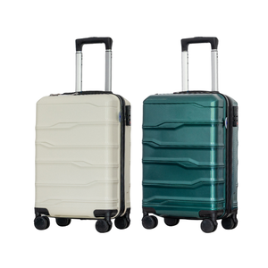 2105กระเป๋าเดินทาง ABS แบบแข็งสีดำ, กระเป๋าเดินทางแบบล้อเงียบคู่กระเป๋าแขวน - Product Image 1