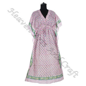 2025 recién llegados último largo sin mangas Hijab Jilbab Kaftan fabricante de ropa de mujer diseñador Kimono de algodón indio - Product Image 2