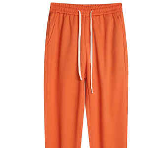 กางเกงคาร์โก้ลำลองผู้ชายมีกระเป๋าหลายข้างเอวสูงผ้าแคนวาส - Product Image 3