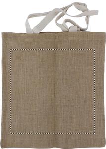 ถุงผ้าปอกระเจาผ้าทอหยาบขนาดใหญ่เป็นมิตรต่อสิ่งแวดล้อมสำหรับการช้อปปิ้งงานตามสั่ง - Product Image 6