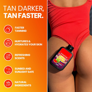 Crème Accélérateur de Bronzage Intensif Crème Autobronzante pour la Plage en Plein Air Accélérateur de Bronzage Solaire Crème Autobronzante Foncée pour le Corps Crème Autobronzante Lotion Autobronzante - Product Image 2