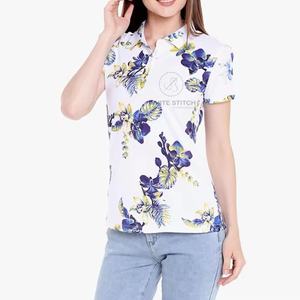 T-shirt personnalisé avec logo, polo pour femmes, vêtements de golf, t-shirts pour filles, polos respirants, robe de golf, polo t-shirt pour femmes - Product Image 2