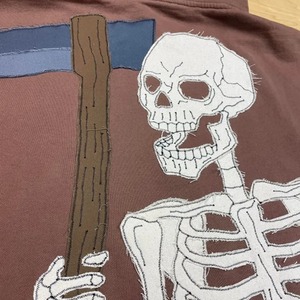 Sweat à capuche surdimensionné sans ficelle pour homme avec ourlet brut et bord en détresse, sweat court ample à capuche pour homme Streetwear blanc - Product Image 3