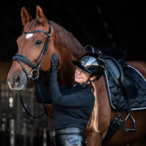 Tapis de selle d'équitation avec rembourrage absorbant les chocs, tissu respirant pour une conduite confortable - Product Image 6