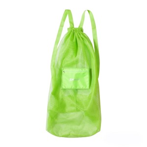 Mochila de malla con cordón de nylon para entrenamiento deportivo al aire libre para almacenamiento de fitness-Bolsa de baloncesto - Product Image 5