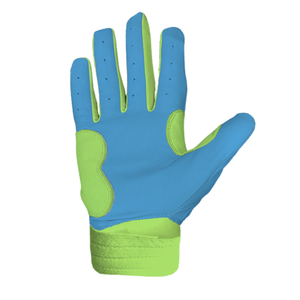 Gants de frappe de baseball en cuir professionnel de qualité supérieure avec paume en cuir véritable, design léger et durable pour une adhérence maximale - Product Image 4