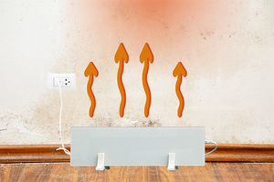 Portable 70W High-<b>Efficiency</b> Frameless Glass <b>Heater</b> Infrared Heat Overheat Protection Ventilation Deodorization Wall/Floor - Product Image 4