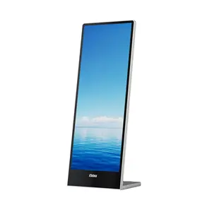 Stand Lantai Ultra-tipis 69.3 Inci Display Lcd Iklan Ultra Sempit untuk Dalam Ruangan