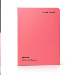 แฟ้มพลาสติก PAGNA De Luxe A4 สีดำ/ชมพู 20 ช่อง - Product Image 2