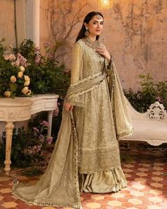 ชุดแต่งงานแบบเป็นทางการใหม่ สไตล์ปากีสถาน ขนาดตามสั่ง ชุดมุสลิมสำหรับผู้หญิง พร้อมลายปัก ดีไซน์แบบอินเดีย สำหรับผู้หญิง WS INTERNATIONAL - Product Image 3