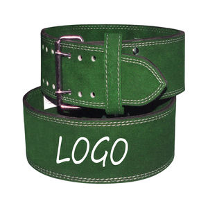 Venta caliente Gym Fitness Belt Longitud personalizada Heavy Duty Correa de levantamiento de pesas de cuero genuino para hombres y mujeres de Pakistán - Product Image 2