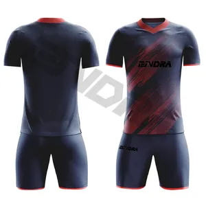 Roupa de futebol personalizada, camisa de futebol de secagem rápida, uniforme de futebol, com manga curta, uniforme de futebol