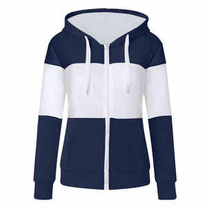 Fashion Plain Pockets Pullover Casual Hoodies Anti-pillingbreathablehodies for woman - Product Image 5