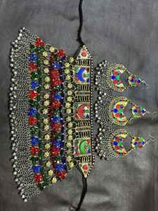 Ensembles de colliers de bijoux afghans très résistants pour femmes Ensembles de colliers et de colliers de bijoux afghans OEM personnalisés Vente en gros - Product Image 3