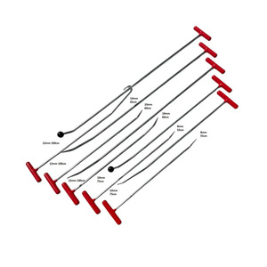 Jeu de 10 tiges de débosselage sans peinture avec 2 embouts interchangeables-Arklow Edition White Spring Steel - Product Image 2