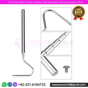 Gancho Telescópico Extensible de Acero Inoxidable para Captura de Reptiles y Serpientes Fdit - Product Image 5