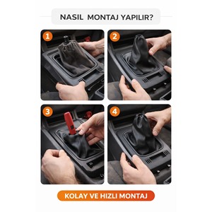 Funda de Palanca de Cambios para Ford Connect 2002-2006, Funda Completa para el Interior del Automóvil, OEM 2T14V045B78AFN2E6 - Product Image 1