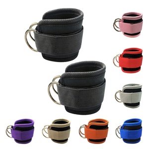 Sangles de Gymnastique Unisexe Personnalisables en Cuir Rose pour Haltérophilie, Entraînement des Jambes, Bandes de Poignet et de Cheville pour Adultes - Product Image 6