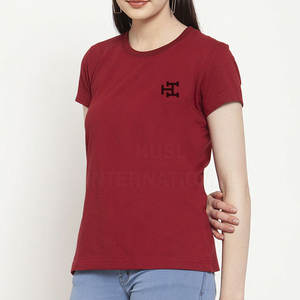 เสื้อยืดผู้หญิงน้ำหนักเบาเสื้อยืดผู้หญิงสไตล์ล่าสุดเสื้อยืดผู้หญิงสไตล์ปากีสถาน - Product Image 5