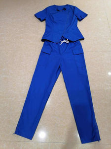 เทรนด์ใหม่โรงพยาบาลโพลีเอสเตอร์เรยอน Spandex Jogger ผู้หญิงชุดขัดซิปปรับแต่งขนาด - Product Image 3