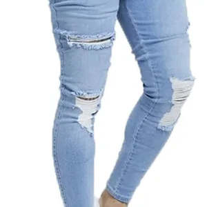 ทางเลือกที่ดีที่สุดของผู้ชายกางเกงยีนส์ผ้ายีนส์เข้ารูปคลาสสิกสวมใส่สบายทนทานชุดลำลองสำหรับใส่ในชีวิตประจำวันสำหรับฤดูใบไม้ร่วงปักลายสีทึบสไตล์ฤดูใบไม้ผลิ - Product Image 4