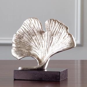 Escultura de hoja de arce de aluminio fundido con Base, vajilla portátil fácil, acento de hoja, pieza decorativa Interior para decoración del hogar - Product Image 6