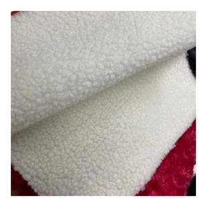 Recién llegado, tela de piel sintética de lana Sherpa de punto suave de acrílico/poliéster para ropa de chaqueta de zapatilla de felpa de animales - Product Image 3