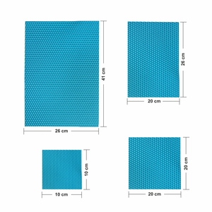 Sáp Ong Tổ Ong Tấm Ánh Sáng Màu Xanh Màu Và Kích Thước Phạm Vi Nến Cho Trẻ Em Đám Cưới Nhà Hàng Bán Buôn DIY Nến Làm Kit - Product Image 2