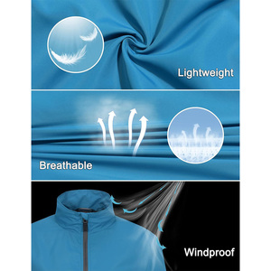 แจ็คเก็ตกันลมสำหรับผู้หญิงกันน้ำน้ำหนักเบาเหมาะสำหรับชุดทำงานกลางแจ้ง - Product Image 3
