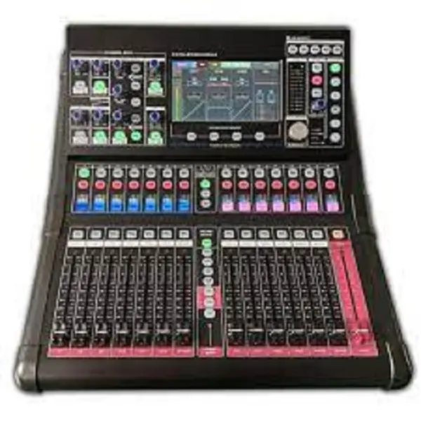 FYB baixo preço 20 canais Mixer RS232/485/TCP protocolo controle central inteligente digital DJ óptico/placa de som, Mixer MP3
