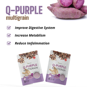 Cereal de desayuno en polvo nutricional multigrano de patata dulce púrpura de quinua de bebida instantánea Natural de alta calidad - Product Image 3